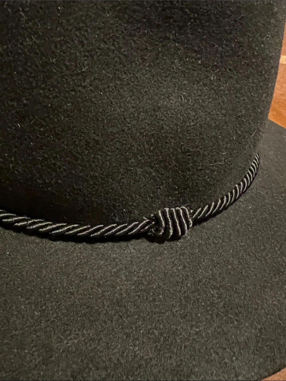 Club Monaco Black 100% Wool Hat